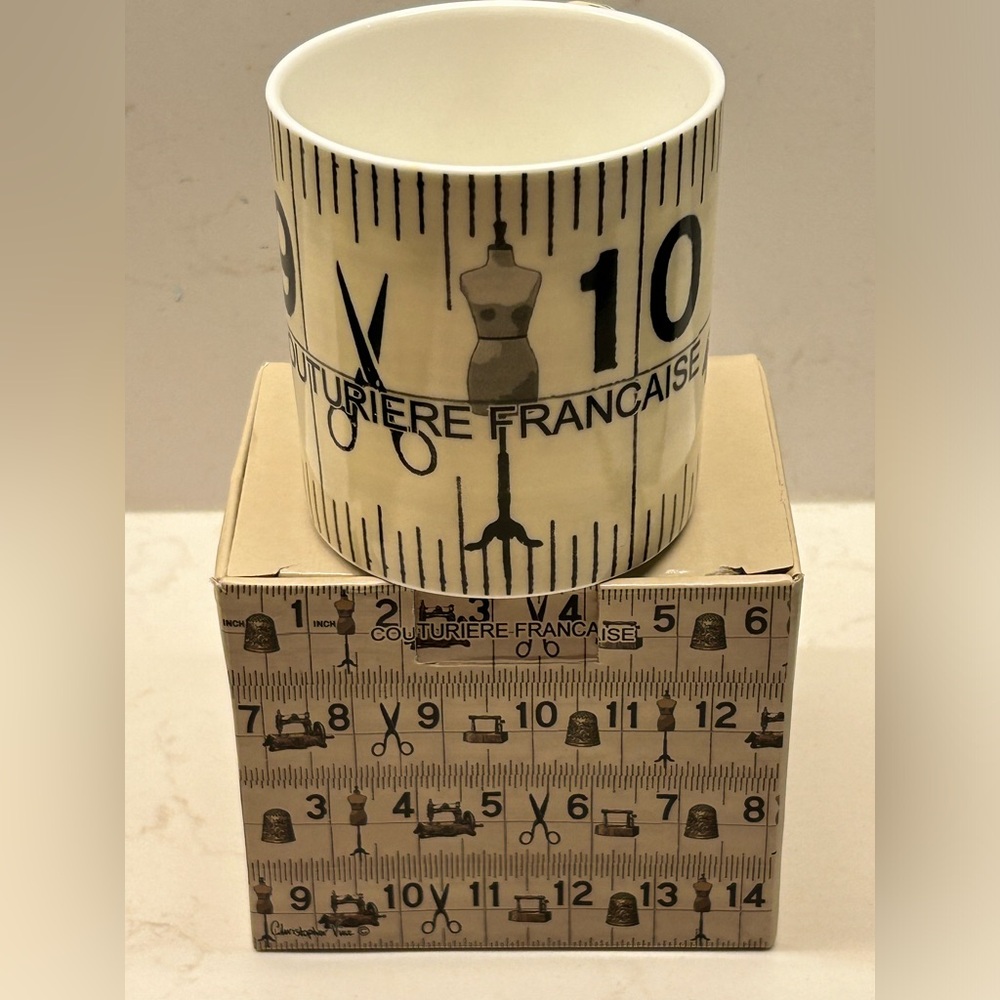 Couturiere Francaise Fine Bone China Cup by Christopher Vine Design